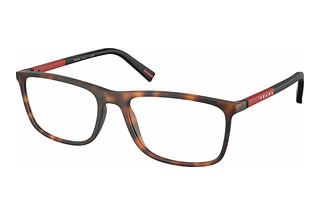 Prada Linea Rossa PS 03QV 17X1O1 Dark Havana Rubbered