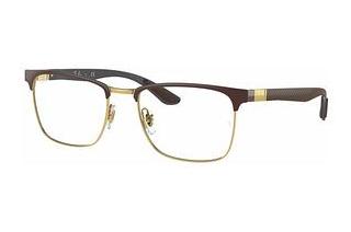 Ray-Ban RX8421 3126 Brown On Gold