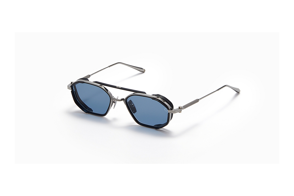 Akoni Eyewear   AKS-508 B Dark Blue - Black Flash Mirror - ARBlack Palladium - Matte Navy w/Dark Blue - Black Flash Mirror - AR