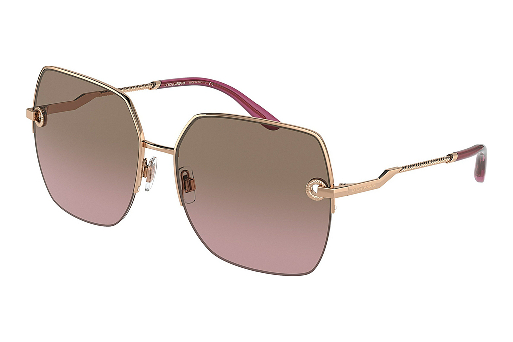 Dolce & Gabbana   DG2267 129814 Pink Gradient BrownPink Gold