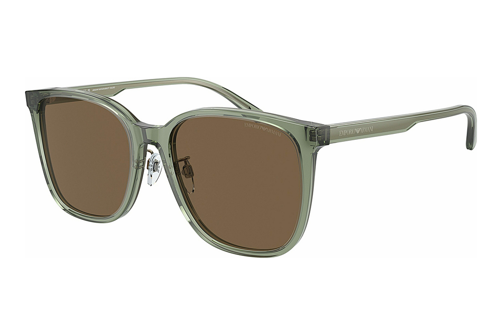 Emporio Armani   EA4206D 536273 Dark BrownTransparent Green