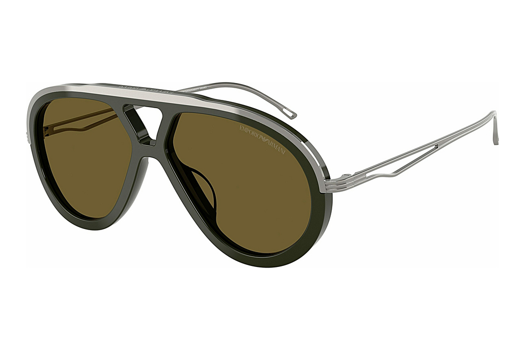 Emporio Armani   EA4242U 621473 Dark BrownShiny Olive Green