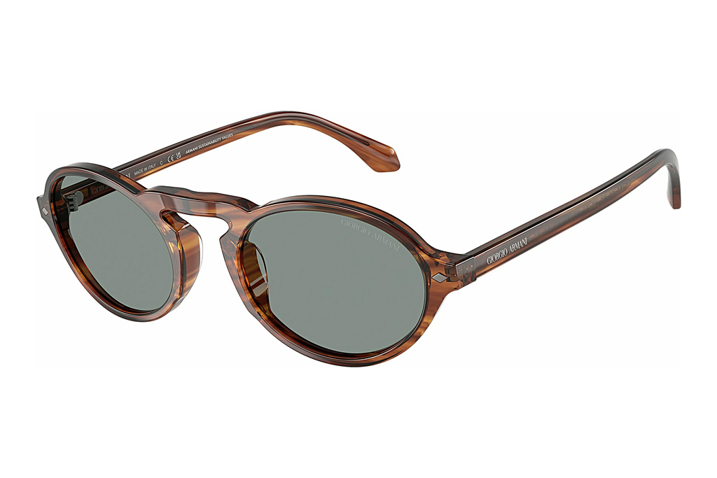 Giorgio Armani   AR8219U 616256 BlueStriped Brown