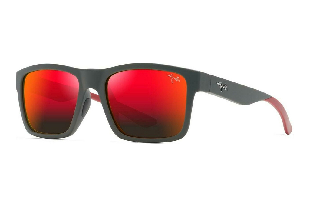 Maui Jim   The Flats RM897-04 Hawaii Lava ™Dark Grey w/Brick Red Int