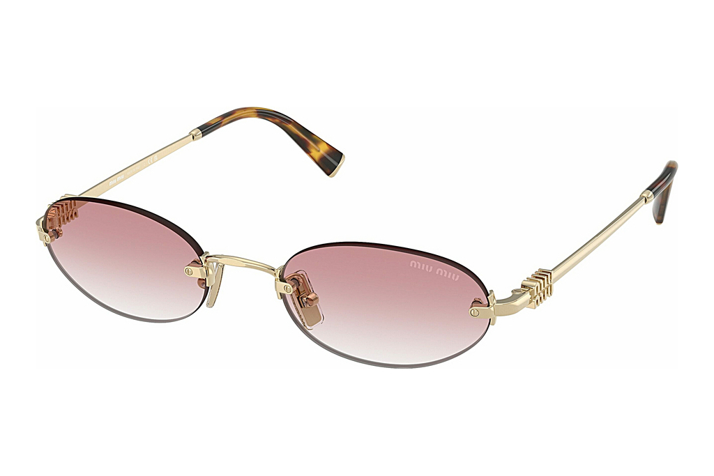 Miu Miu   MU A54S ZVN70O Clear Gradient PinkPale Gold