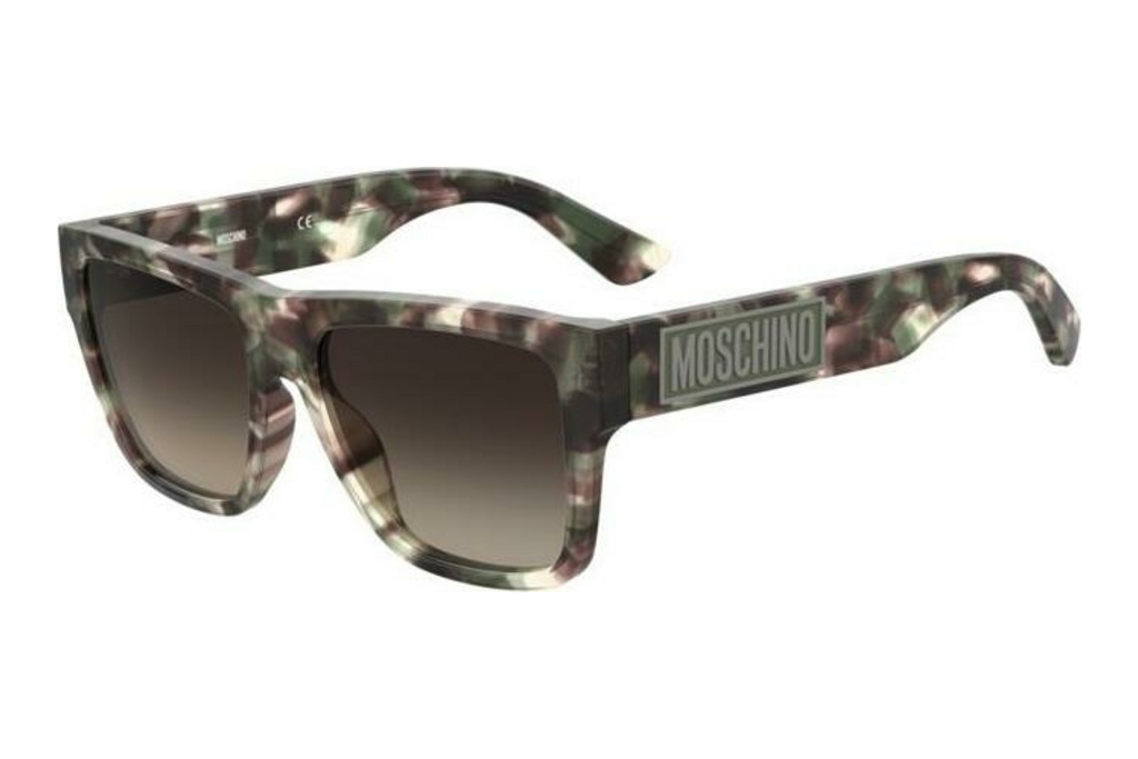 Moschino   MOS167/S D1U/HA BROWN GREEN HAVANA