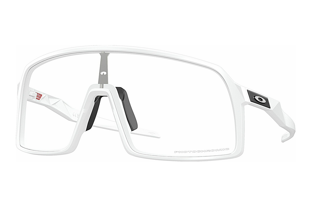 Oakley   OO9406 940699 Clear to Black Iridium PhotochromicMatte White