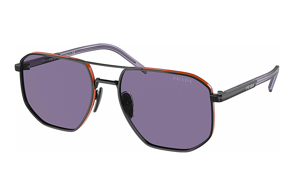 Prada   PR 59YS 11B05Q Violet Mirror Internal SilverBlack/Orange