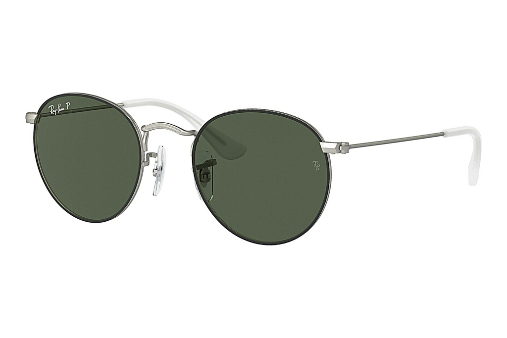 Ray-Ban Junior   RJ9547S 277/71 DARK GREENRUBBER BLACK ON SILVER