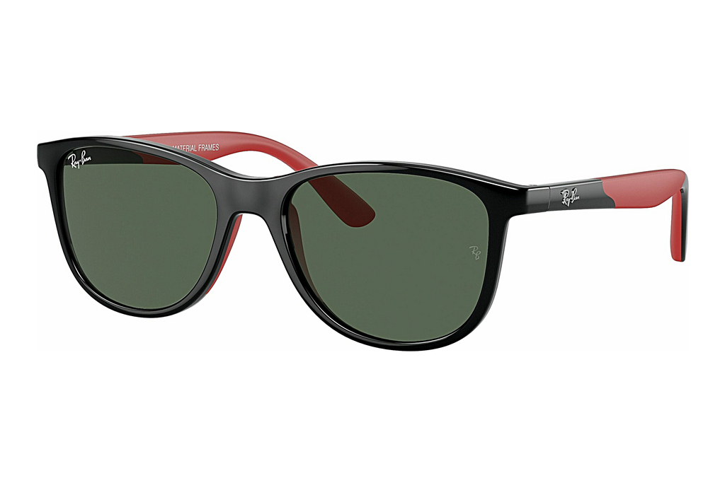 Ray-Ban Junior   RJ9077S 713171 Dark GreenBlack On Red