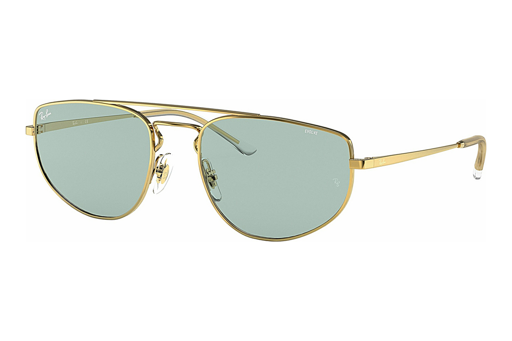 Ray-Ban   RB3668 001/Q5 Photochromic Green Gradient BlueGold