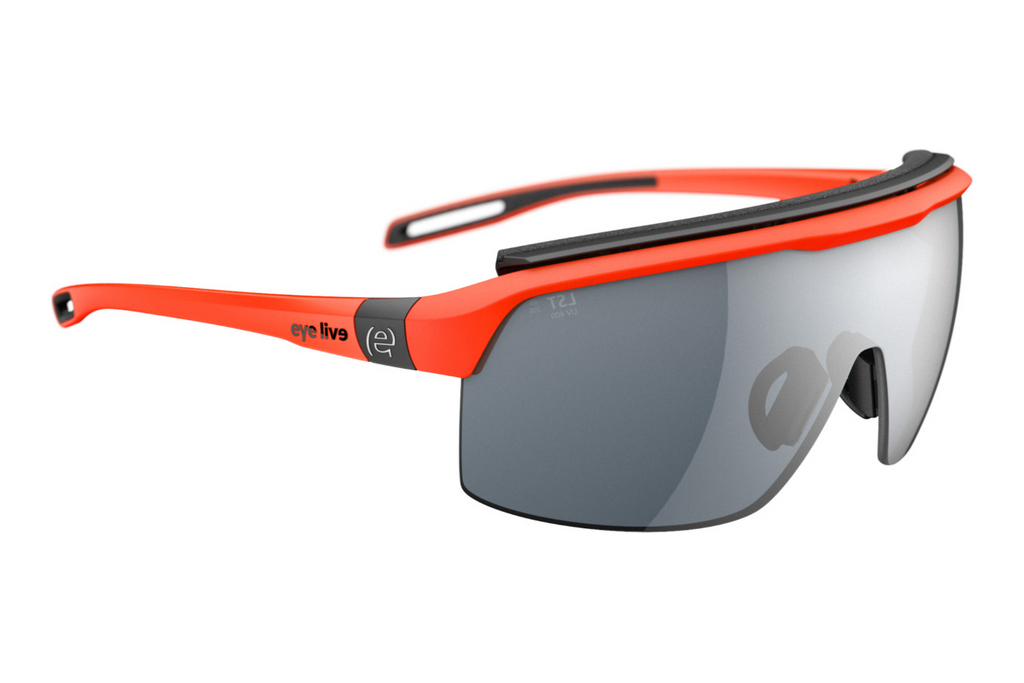 evil eye   E016 2500 blackneon orange matt/LST grey sil.