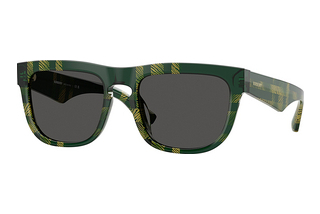 Burberry BE4431U 412587 Dark GreyCheck Green