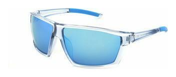 HIS Eyewear HPS37104 1 smoke with blue revoblue