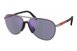 Prada Linea Rossa PS 53ZS 5AV10J Dark Blue Mirror VioletGunmetal