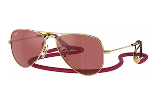 Ray-Ban Kids RJ9506S 223/B5 Red Hiper 8 MirrorArista Gold