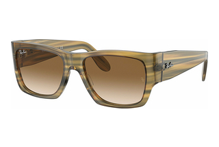 Ray-Ban RB2187 131351 Light Brown GradientStriped Yellow