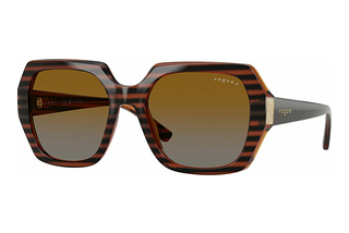 Vogue Eyewear VO5612SB 2571T5 Gradient Brown PolarStriped Brown Havana