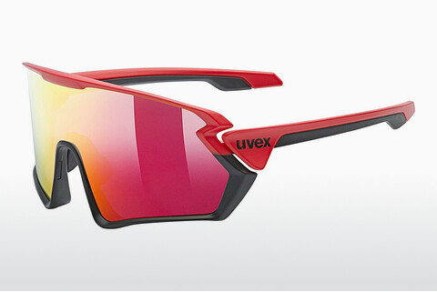 solbrille UVEX SPORTS sportstyle 231 red black mat