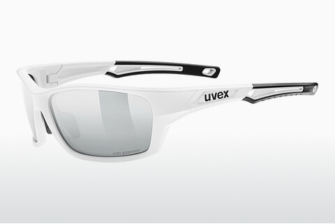 solbrille UVEX SPORTS sportstyle 232 P white mat