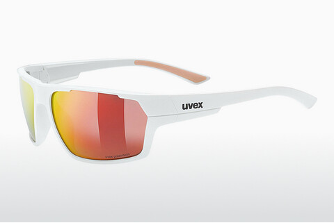 solbrille UVEX SPORTS sportstyle 233 P white mat