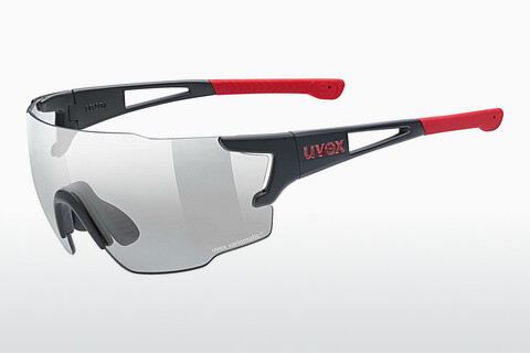 solbrille UVEX SPORTS sportstyle 804 V black mat red