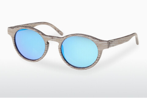 solbrille Wood Fellas Flaucher (10754 chalk oak/blue)