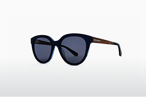 solbrille Wood Fellas Mirage (11718 macassar/blue)