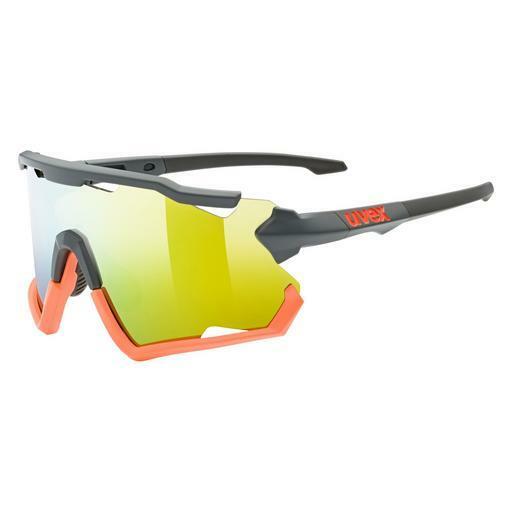 solbrille UVEX SPORTS sportstyle 228 grey orange mat