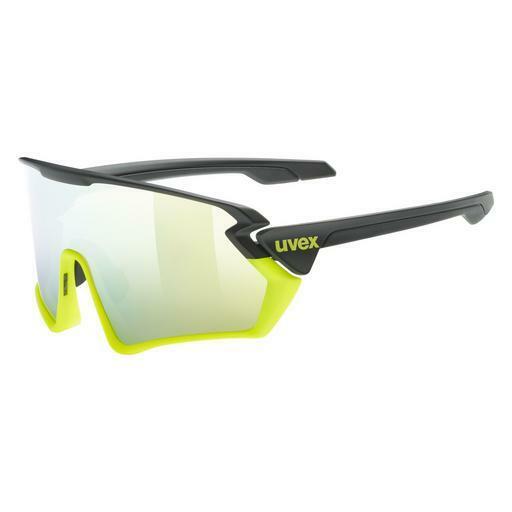 solbrille UVEX SPORTS sportstyle 231 black yellow matt