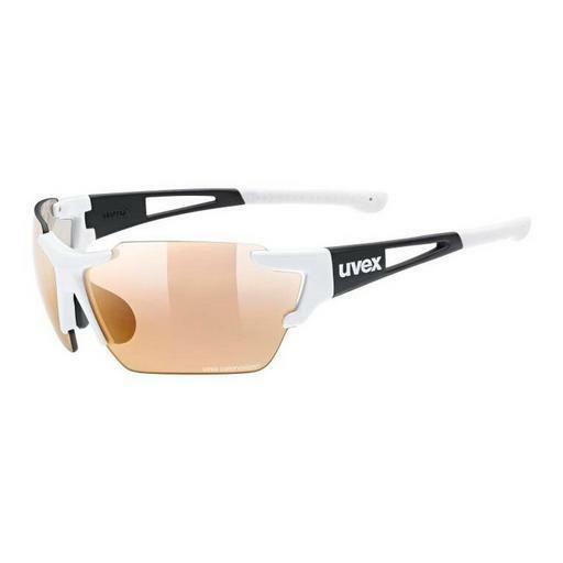 solbrille UVEX SPORTS sportstyle 803 race cv vm white black mat