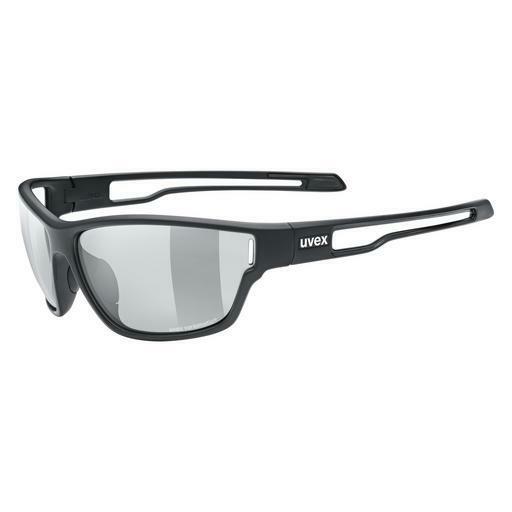 solbrille UVEX SPORTS sportstyle 806 V black mat